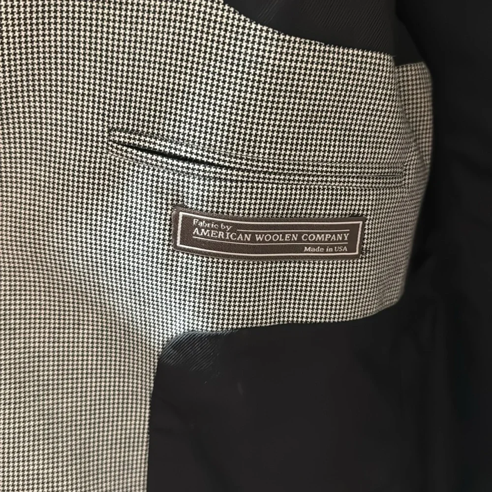 Rag & Bone houndstooth wool blazer size 38 - Picture 3 of 5